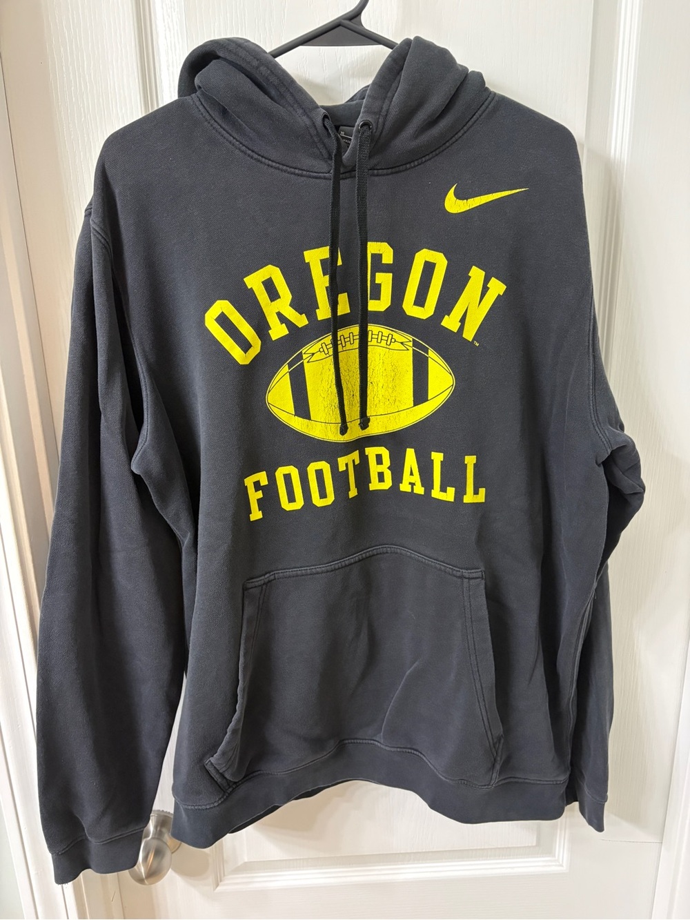 Nike Oregon Football Black Hoodie Size XL